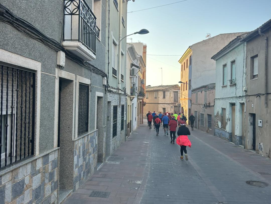 Entrenamiento navideño para la San Silvestre