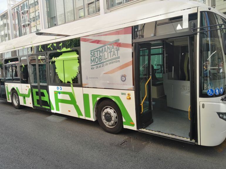 Autobús híbrido en Elche