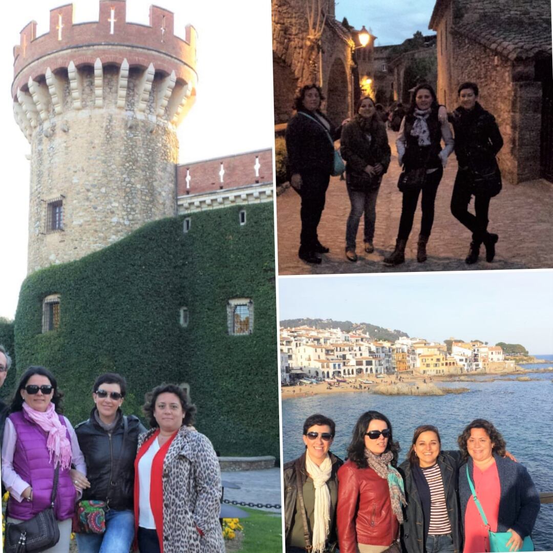 Verónica Cabanillas durante un viaje por la Costa Brava