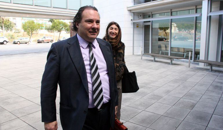 Daniel Masagué entrant a declarar als jutjats del Vendrell el passat mes de novembre 