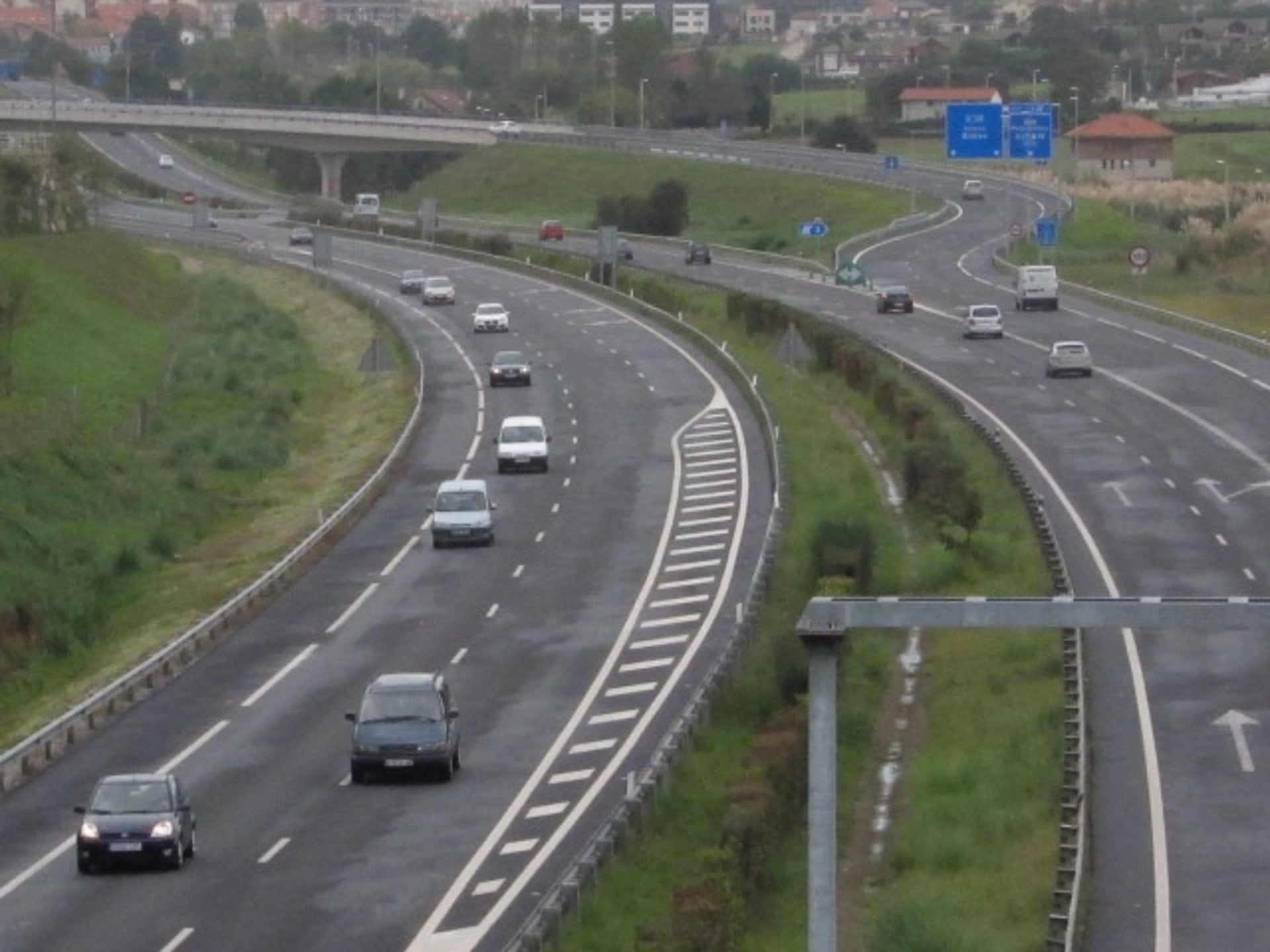 Tráfico En Cantabria en la Autovía.