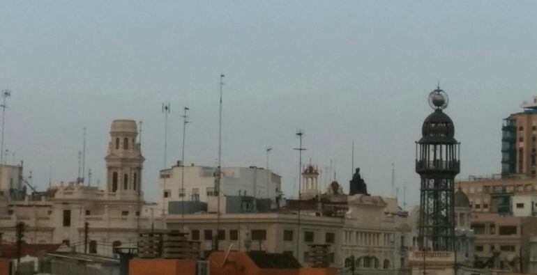El cielo de Valencia, hoy