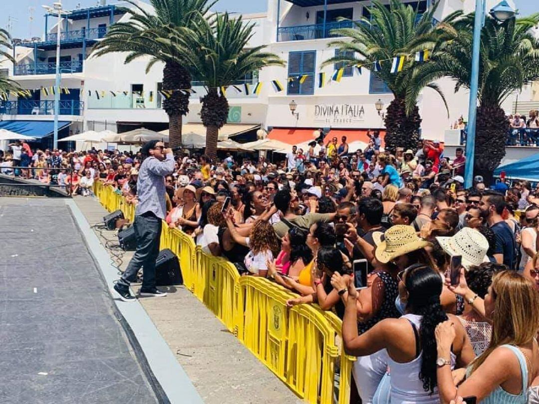 Uno de los actos del 15 de agosto, primer día de las fiestas de San Ginés 2019.