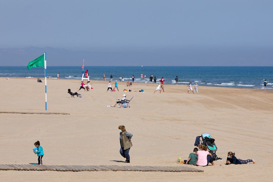 Playa de Gandia en primavera