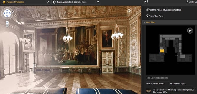 Sala de la coronación del Palacio de Versalles