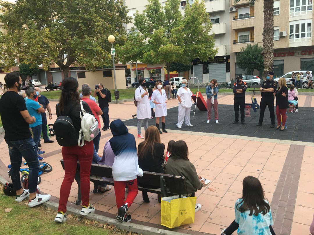 Campaña de concienciación contra los rebrotes en Petrer 