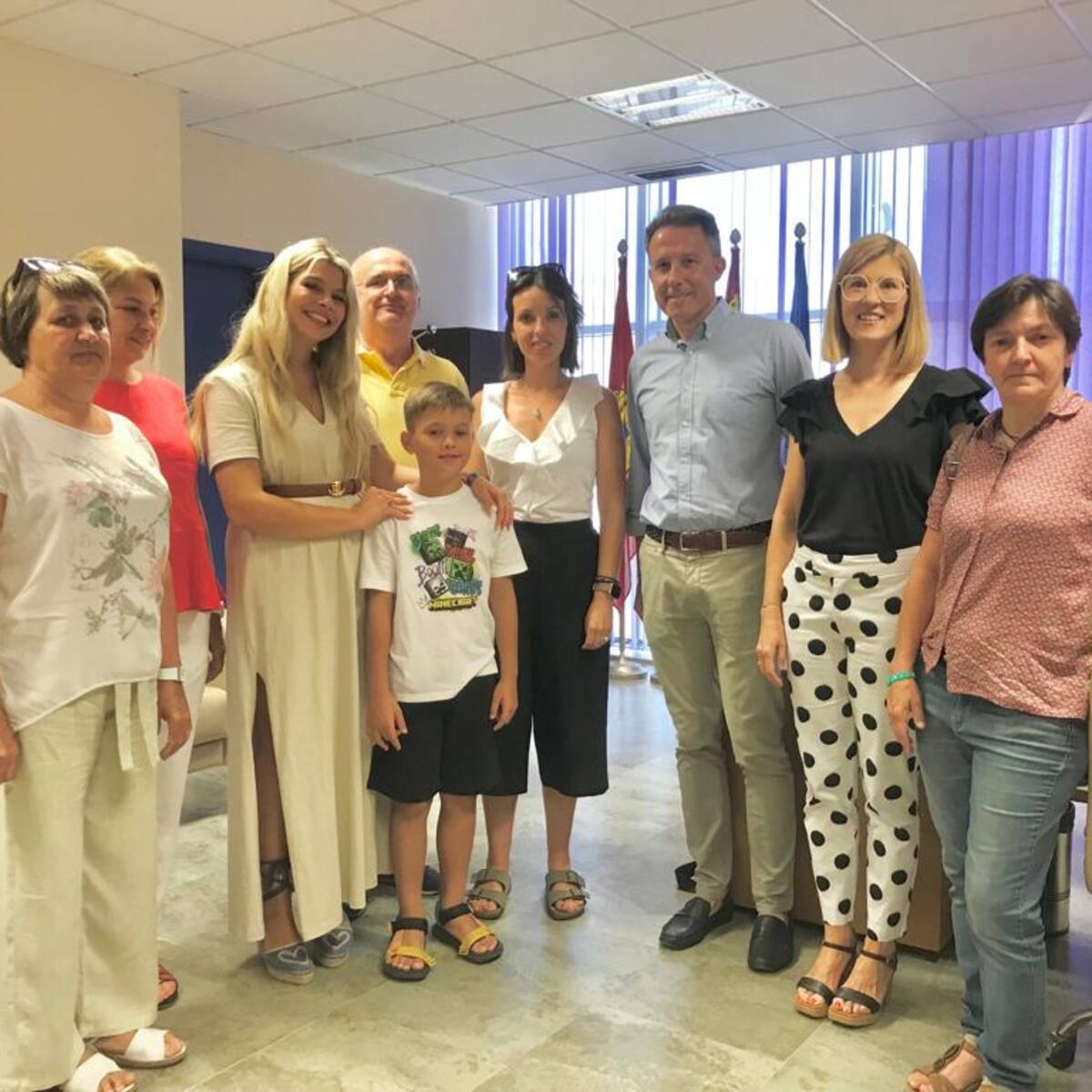 16 menores ucranianos pasarán el verano en Lorca