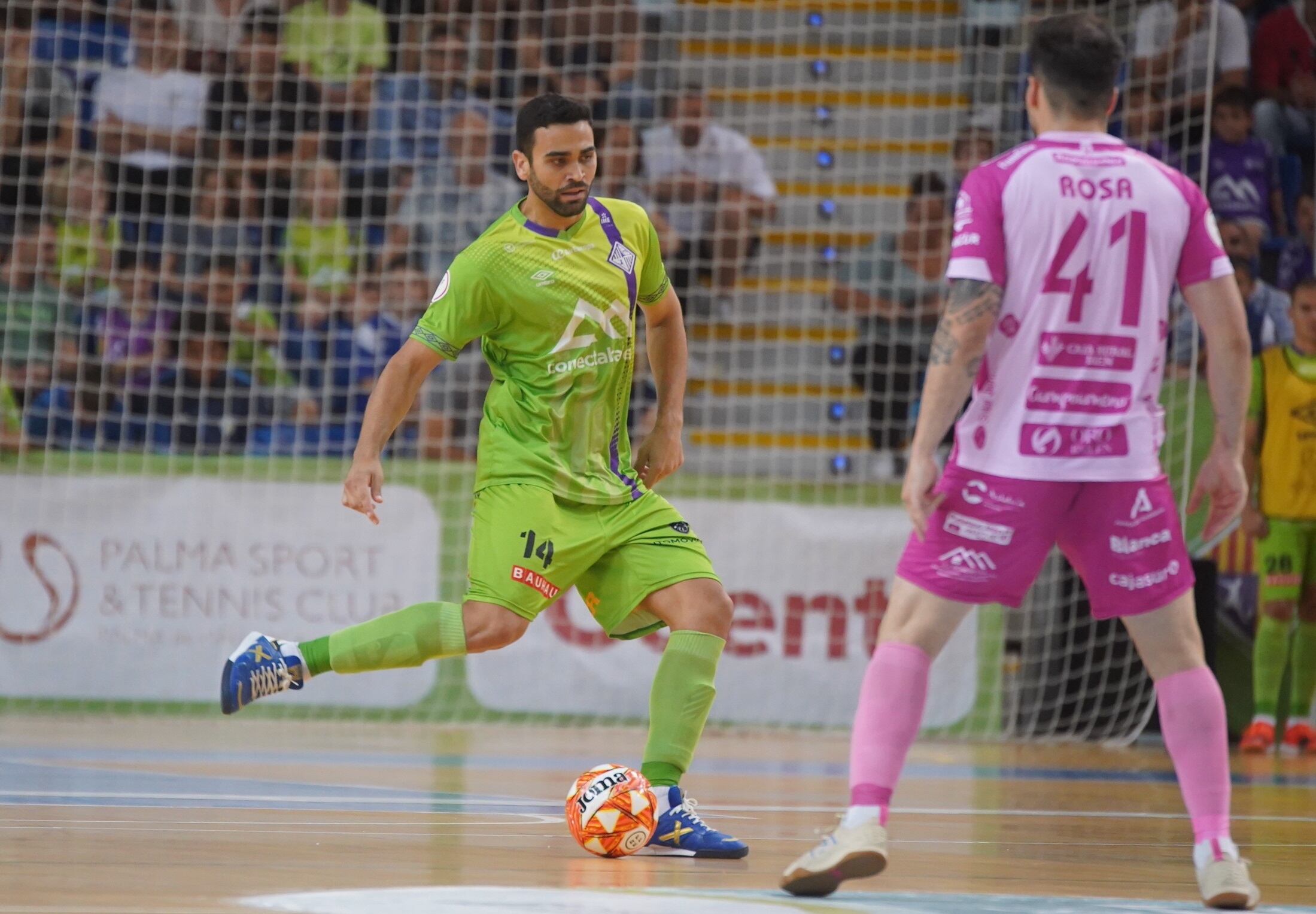 Tomaz durante un partido reciente con Palma