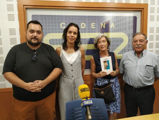 Paco Ropero,María José Muñoz, Auxiliadora Alcántara y Juan Quintana