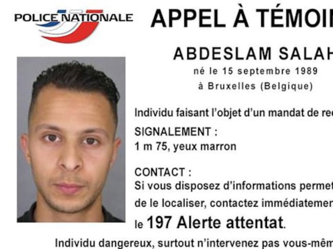 Handout picture shows Belgian-born Abdeslam Salah seen on a call for witnesses notice released by the French Police Nationale information services on their twitter account November 15, 2015. Police have identified two more French nationals who blew themse