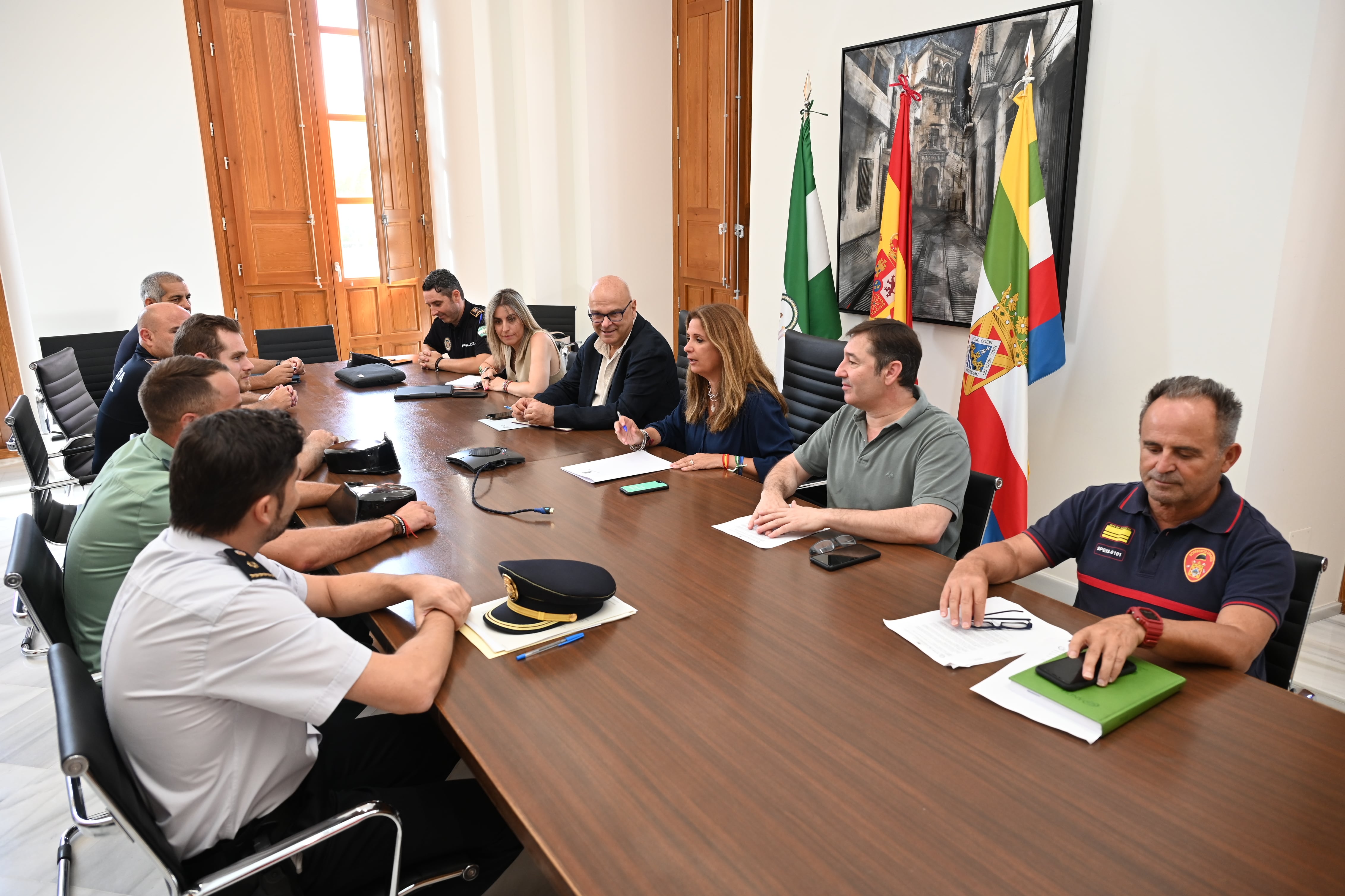 Grupo de coordinación contra la quema de materiales en Linares.