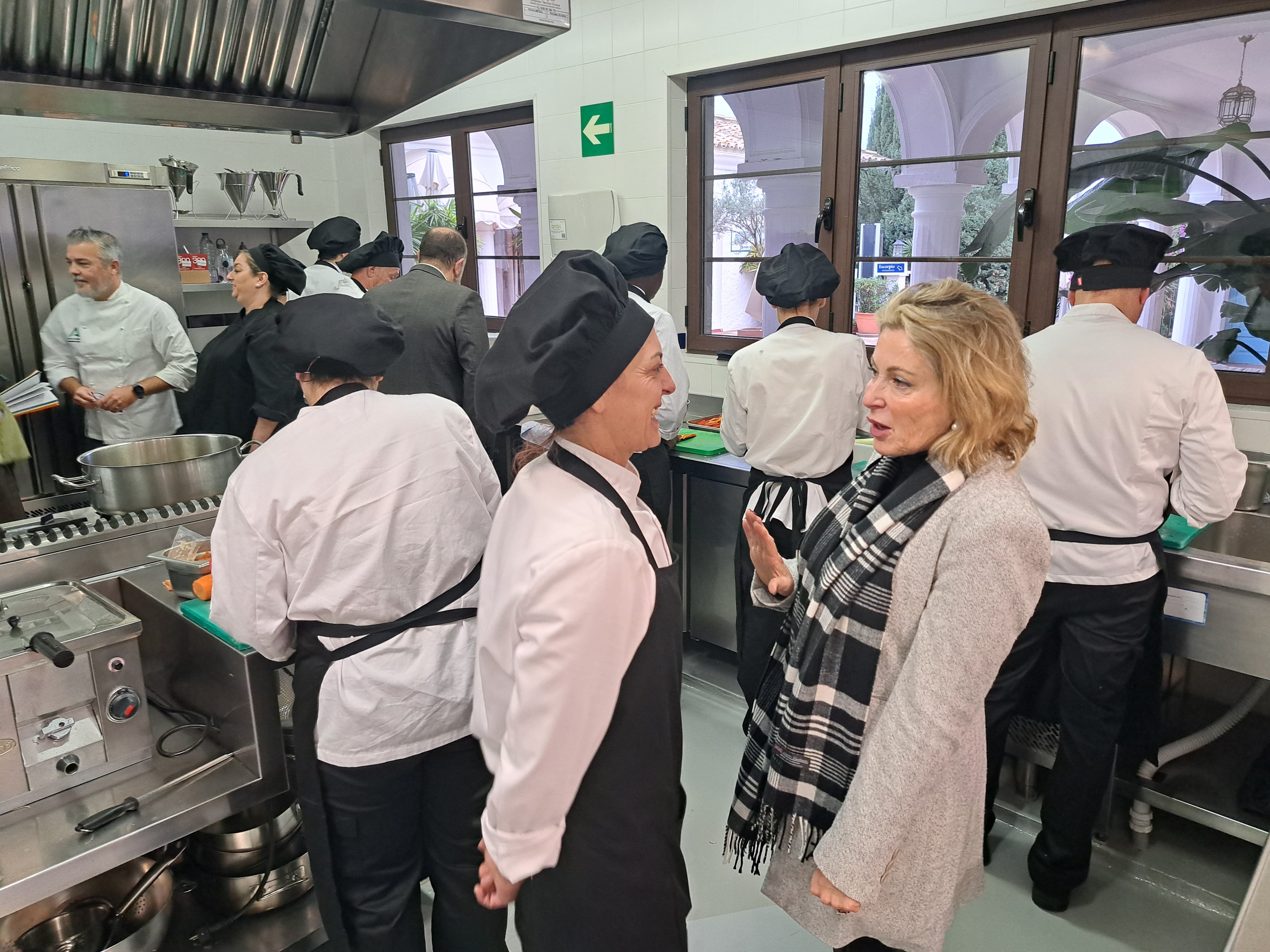 Momento de la visita