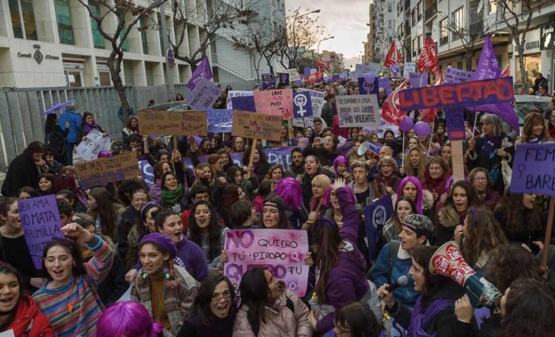 Imagen de archivo del 8-M en Ibiza