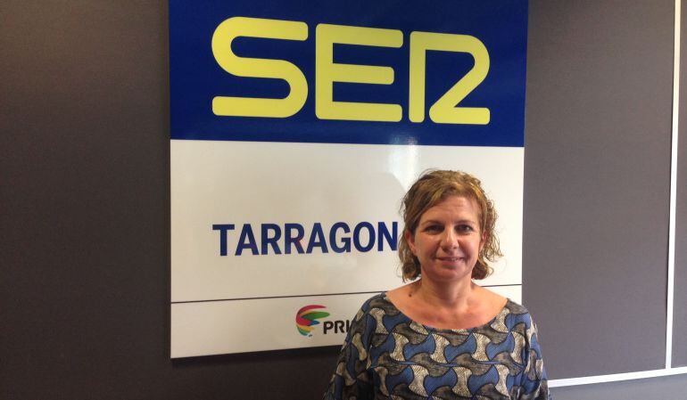 Arga Sentís als estudis de la SER.