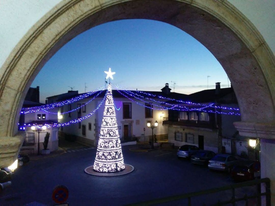 Luces en la localidad conquense