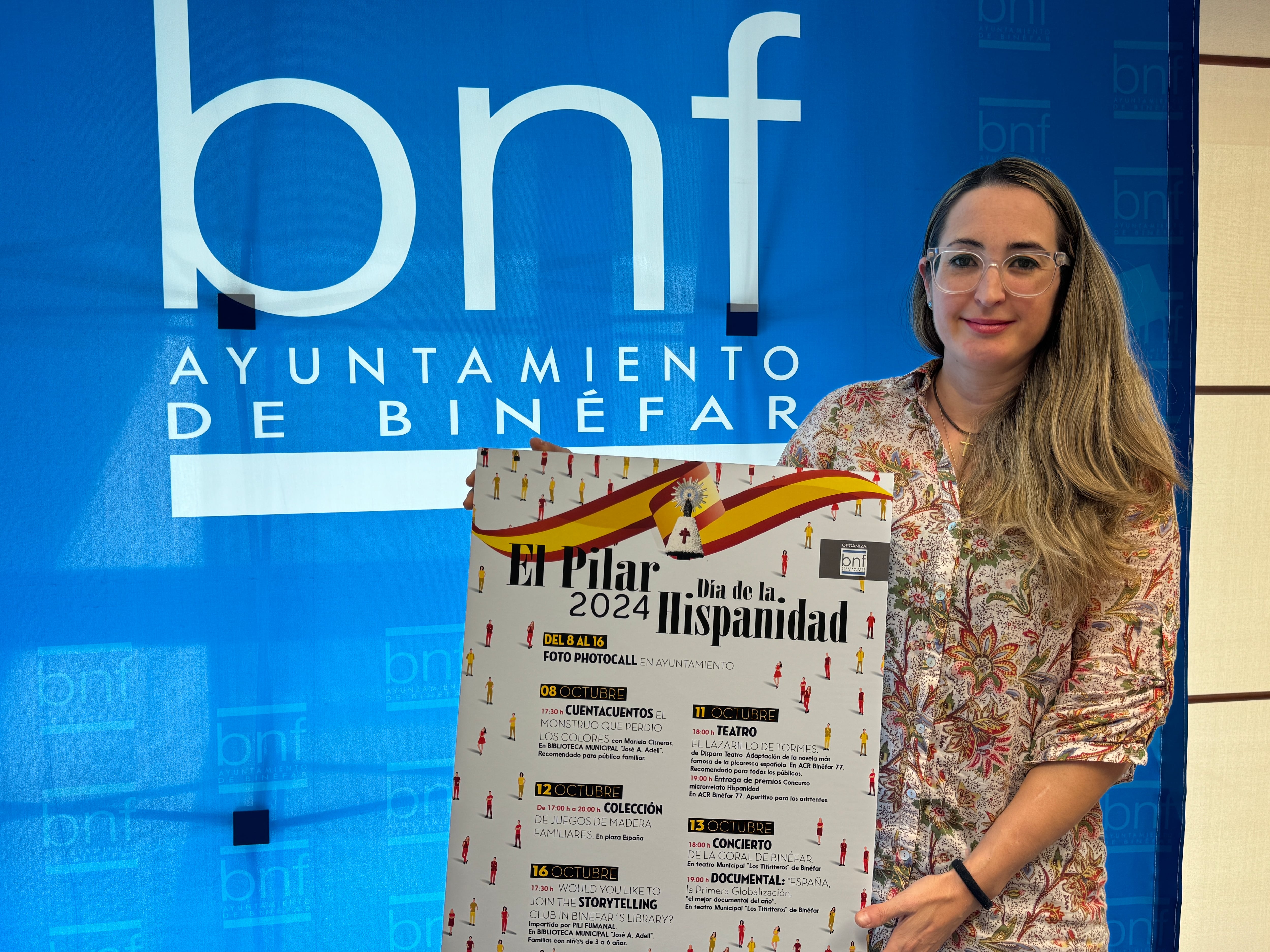 Beatriz Oliván es la concejal de cultura. Foto: Ayuntamiento de Binéfar