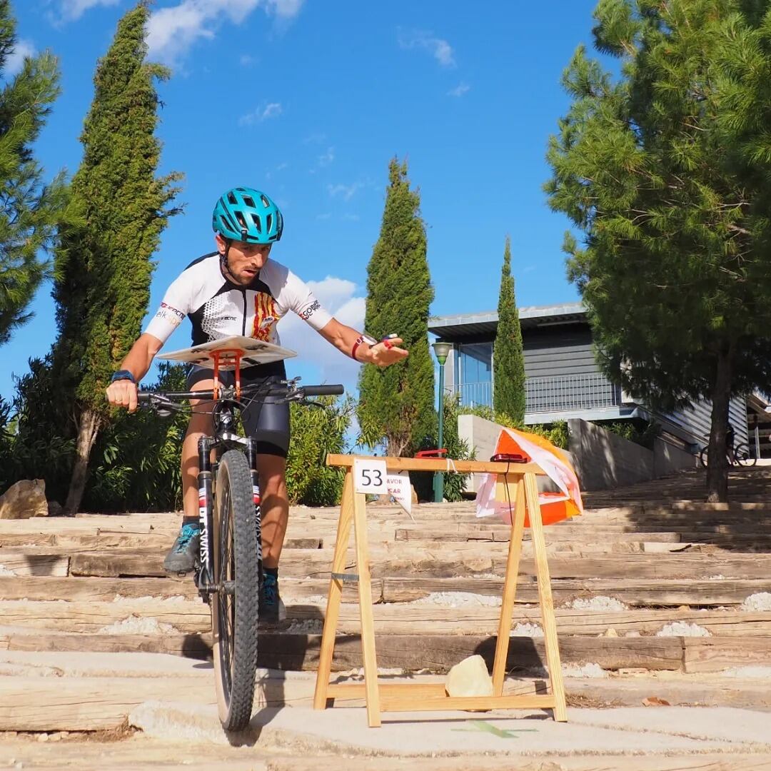 Jorge García durante la competición