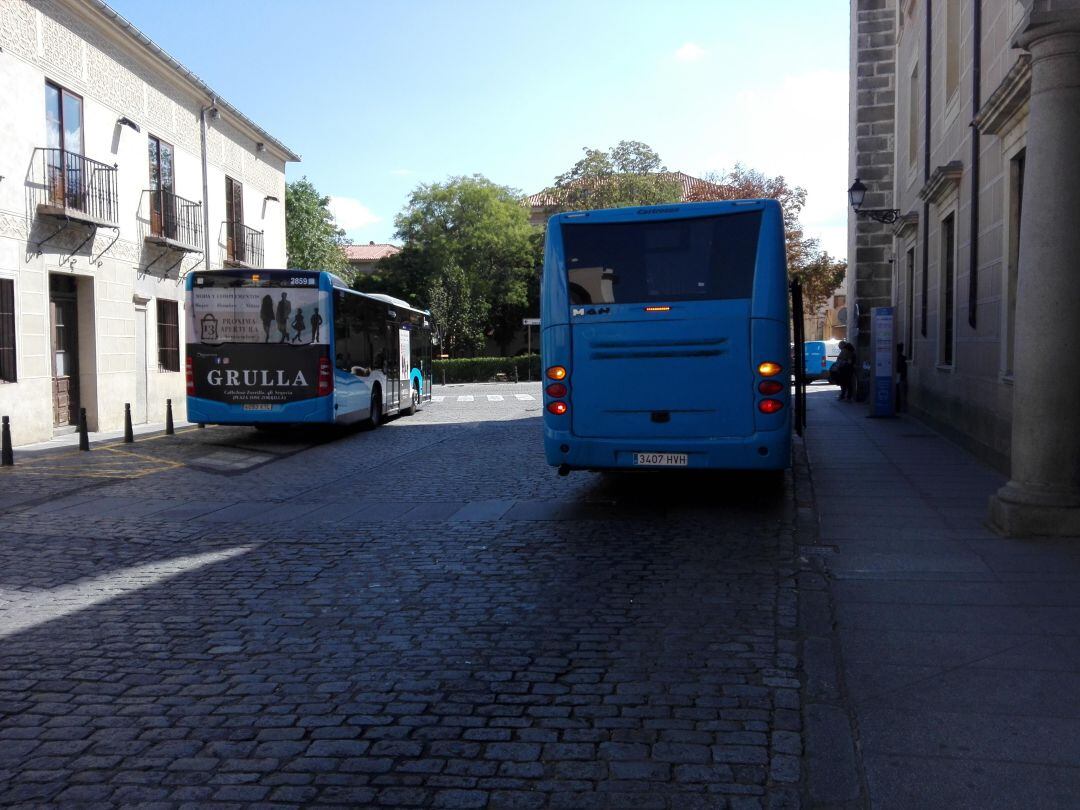 Autobús en Segovia