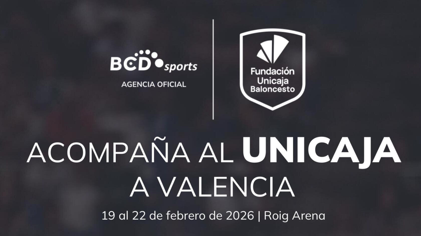 Viaje a Valencia para la Copa del Rey para acompañar al Unicaja