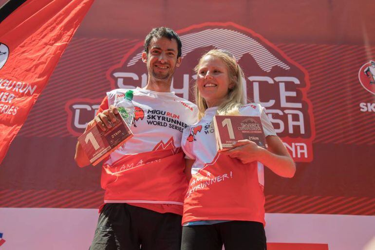 Kilian Jornet i Lina El Kott van guanyar l'Skyrace Comapedrosa.