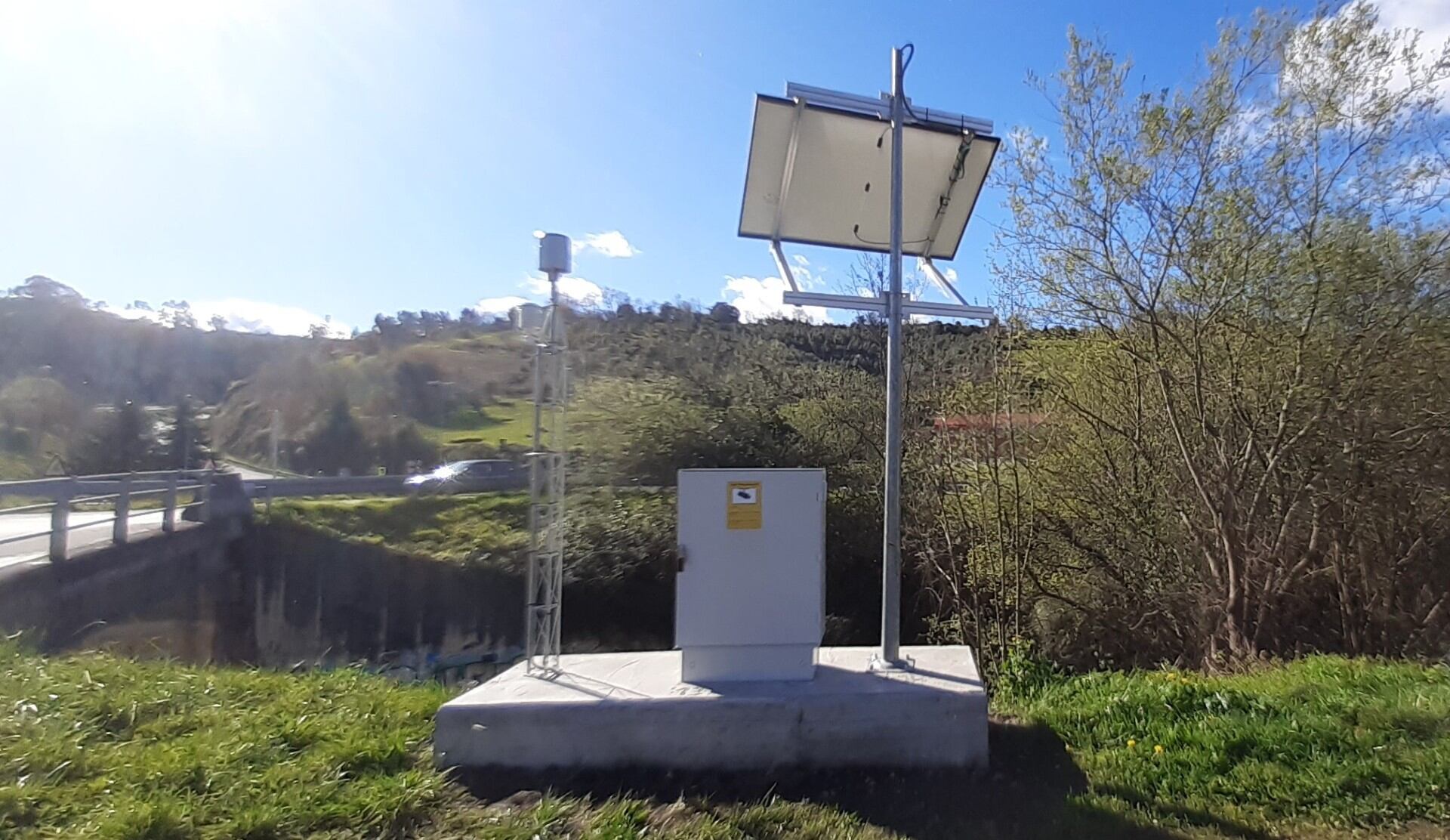 La estación del río Sámano completa la red SAI-CHC