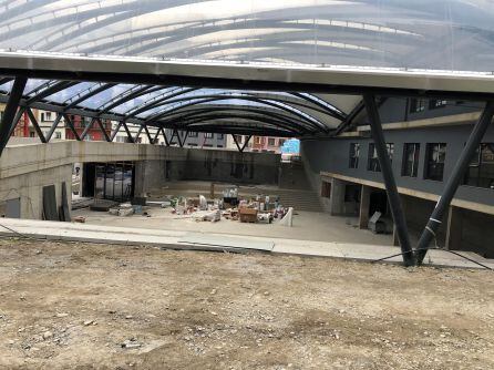 Interior del edificio de Errebal en una imagen reciente