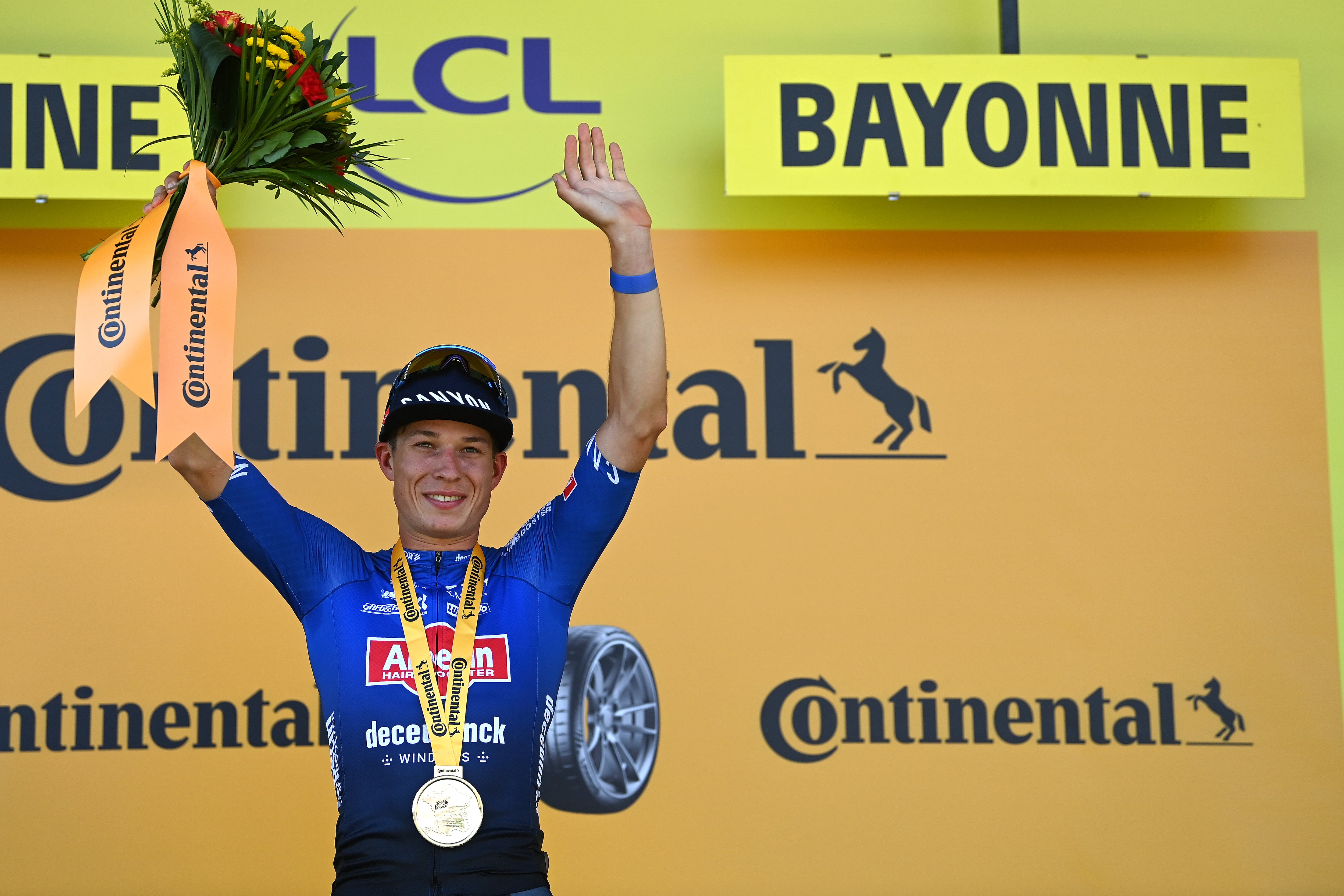 Jasper Philipsen, campeón de la tercera etapa del Tour de Francia. (Photo by Tim de Waele/Getty Images)