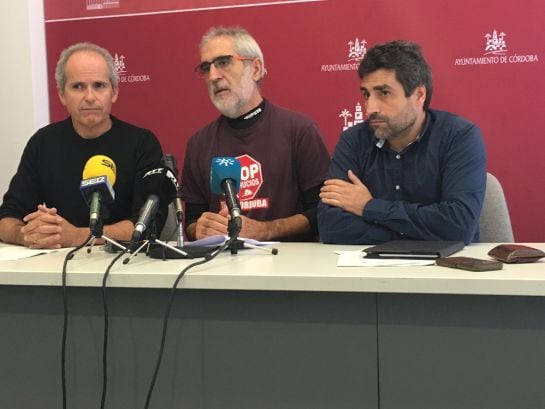 Blázquez, Carmona y del Castillo durante la rueda de prensa