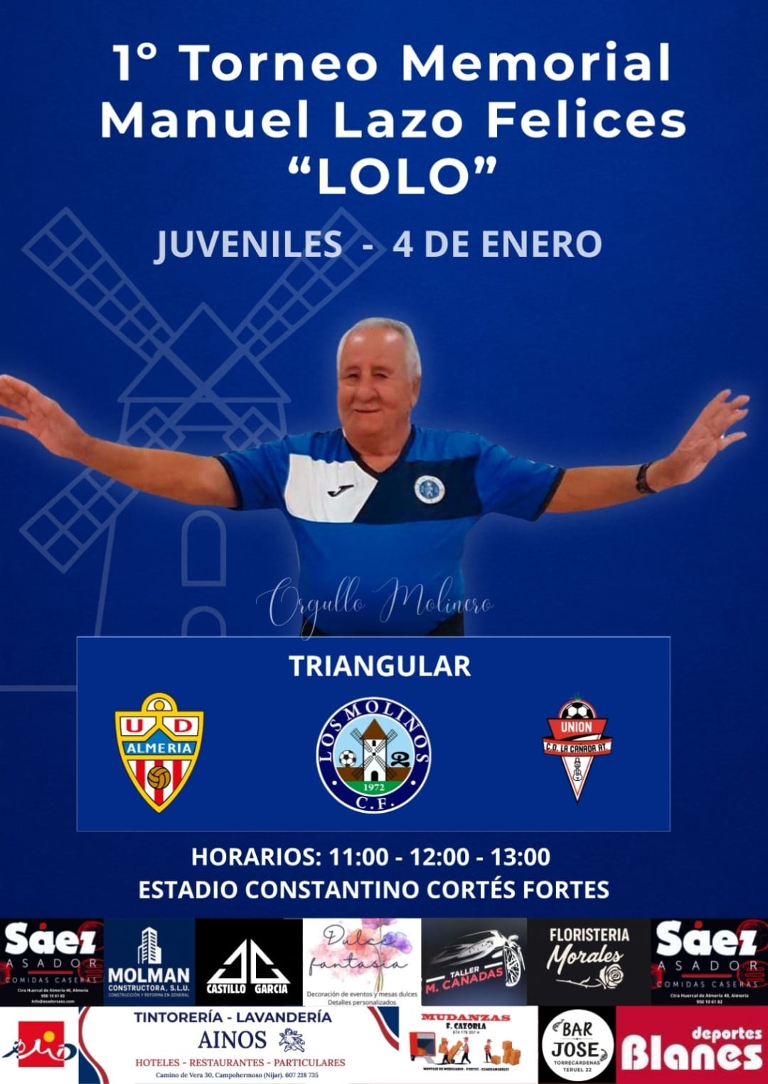 Cartel del I Torneo Memorial Manuel Lazo Felices ‘Lolo’.