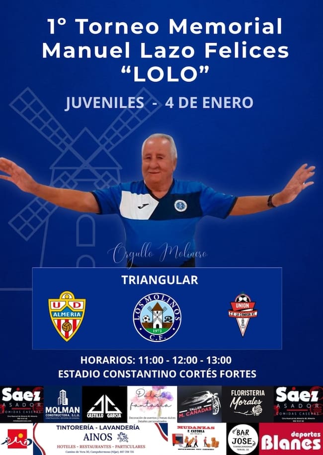 Cartel del I Torneo Memorial Manuel Lazo Felices ‘Lolo’.