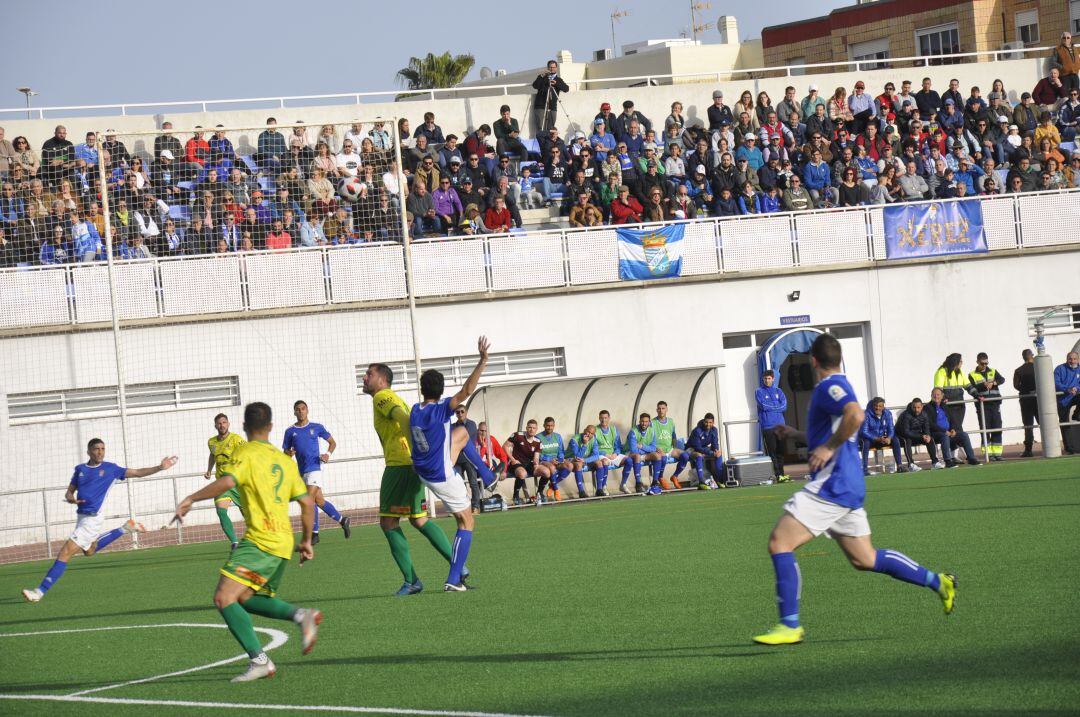 Un momento del partido.