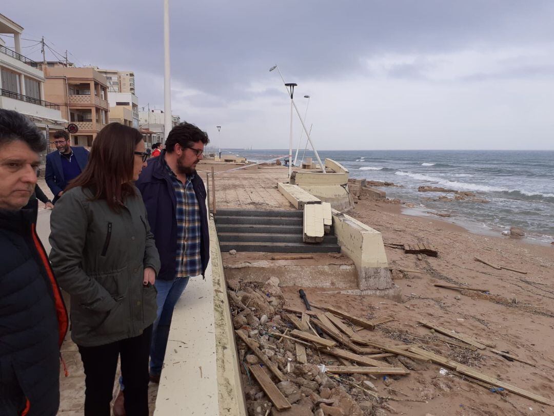 Visita a la playa de Bellreguard