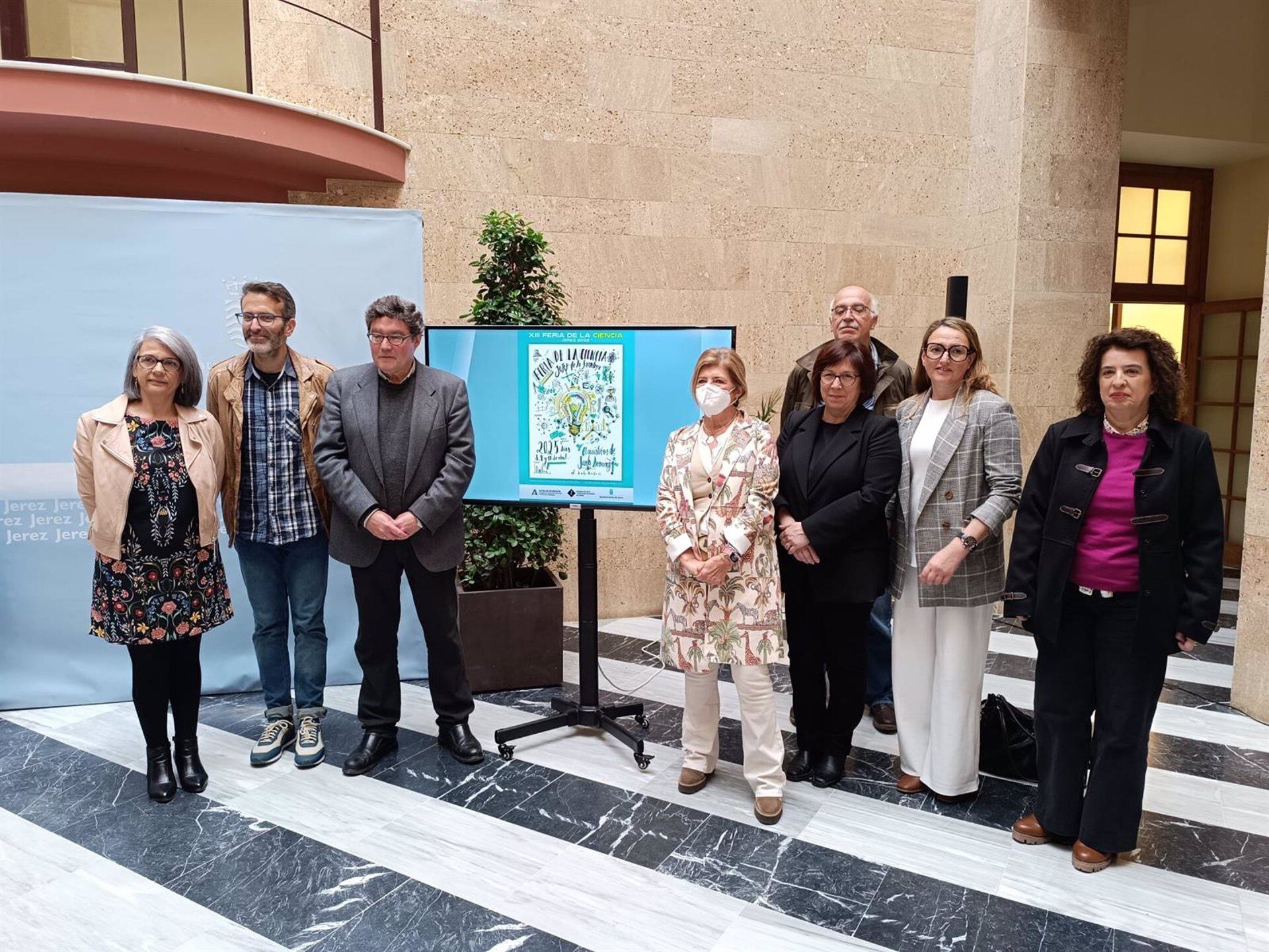 Isabel Paredes en la presentación de la XIII Feria de la Ciencia de Jerez