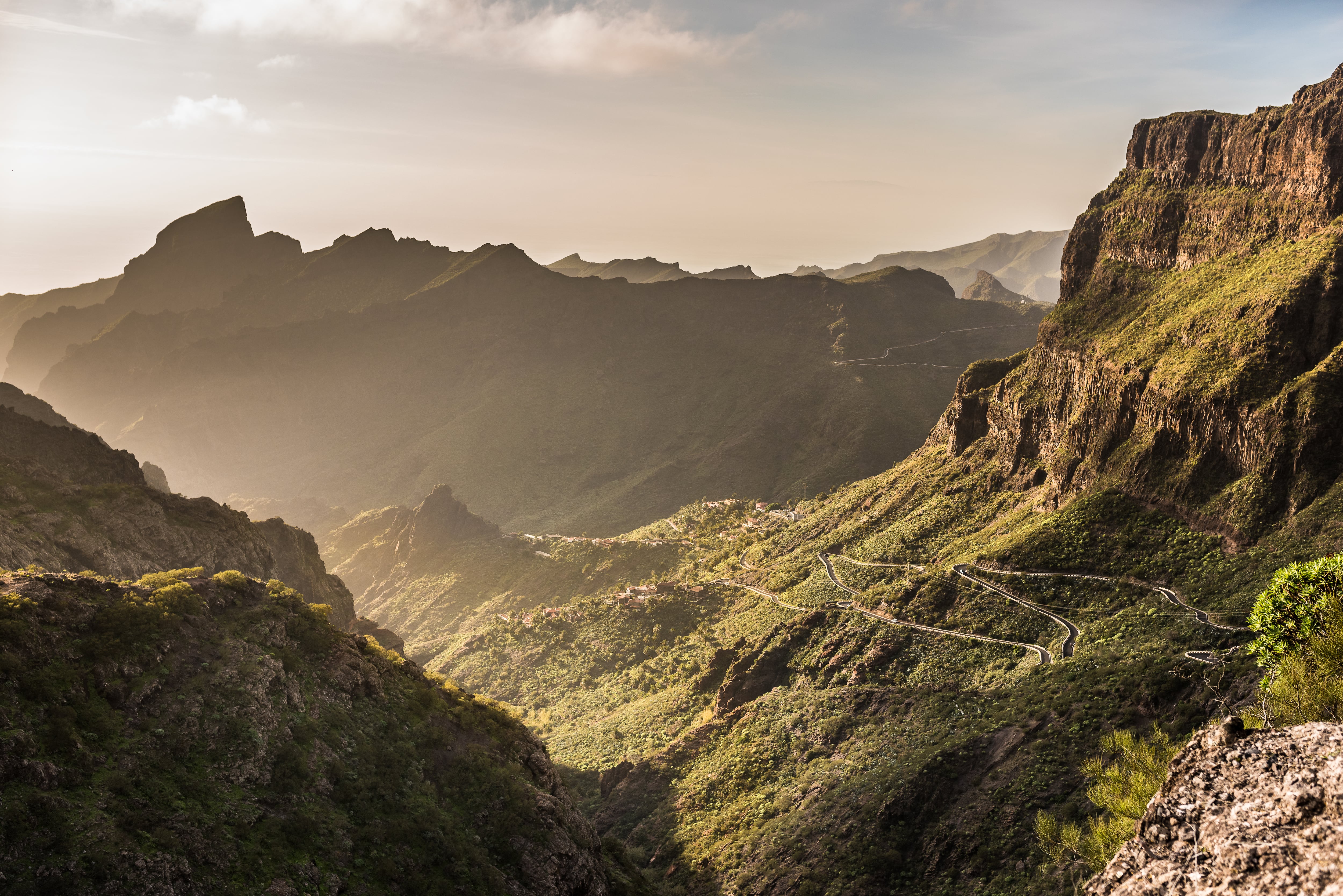 Way to Masca in Tenerife, Canary Islands.