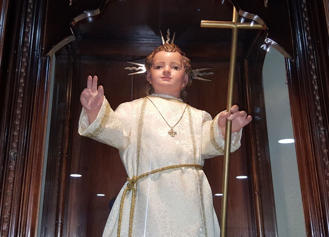 La talla del Niño procesionará como cada año el día 1 de enero