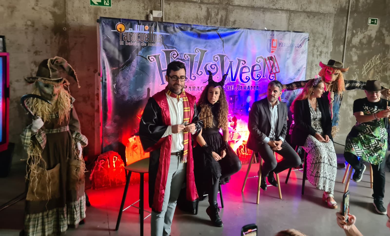 Presentación de Halloween en Paracuellos de Jarama