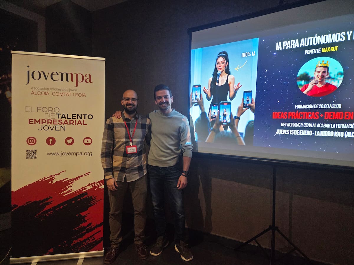 Éxito de asistencia en la charla sobre IA organizada por Jovempa en Sercotel-La Hidro 1910