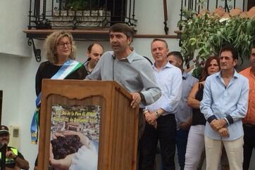 Momento del homenaje