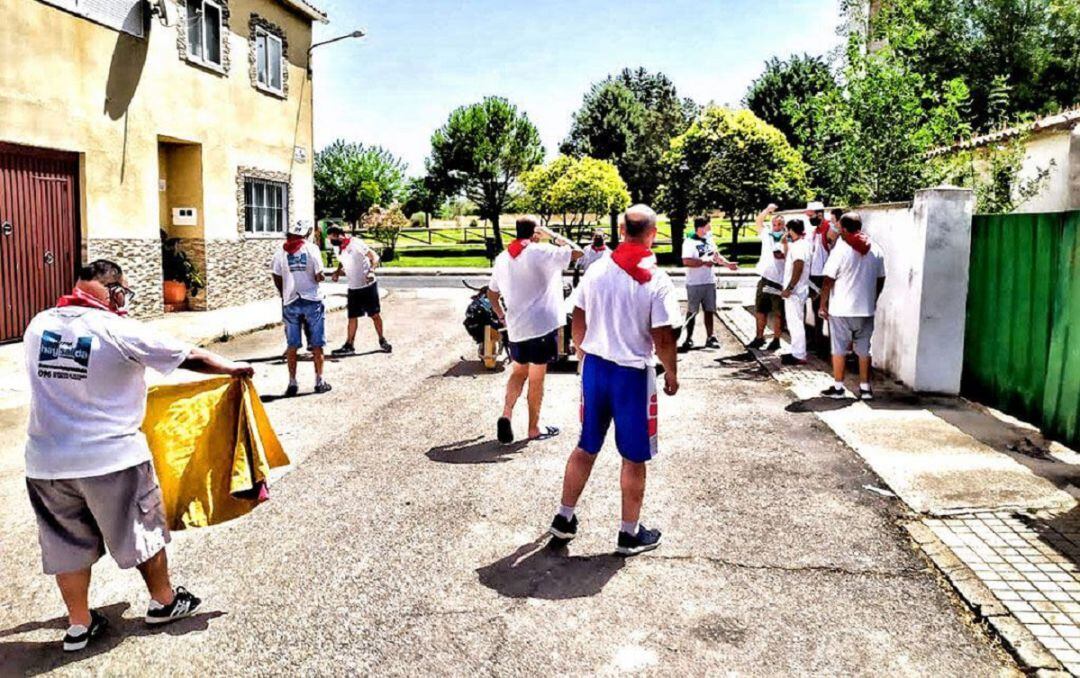 Una de las actividades desarrolladas en la residencia de San Gil de Placeat antes del confinamiento