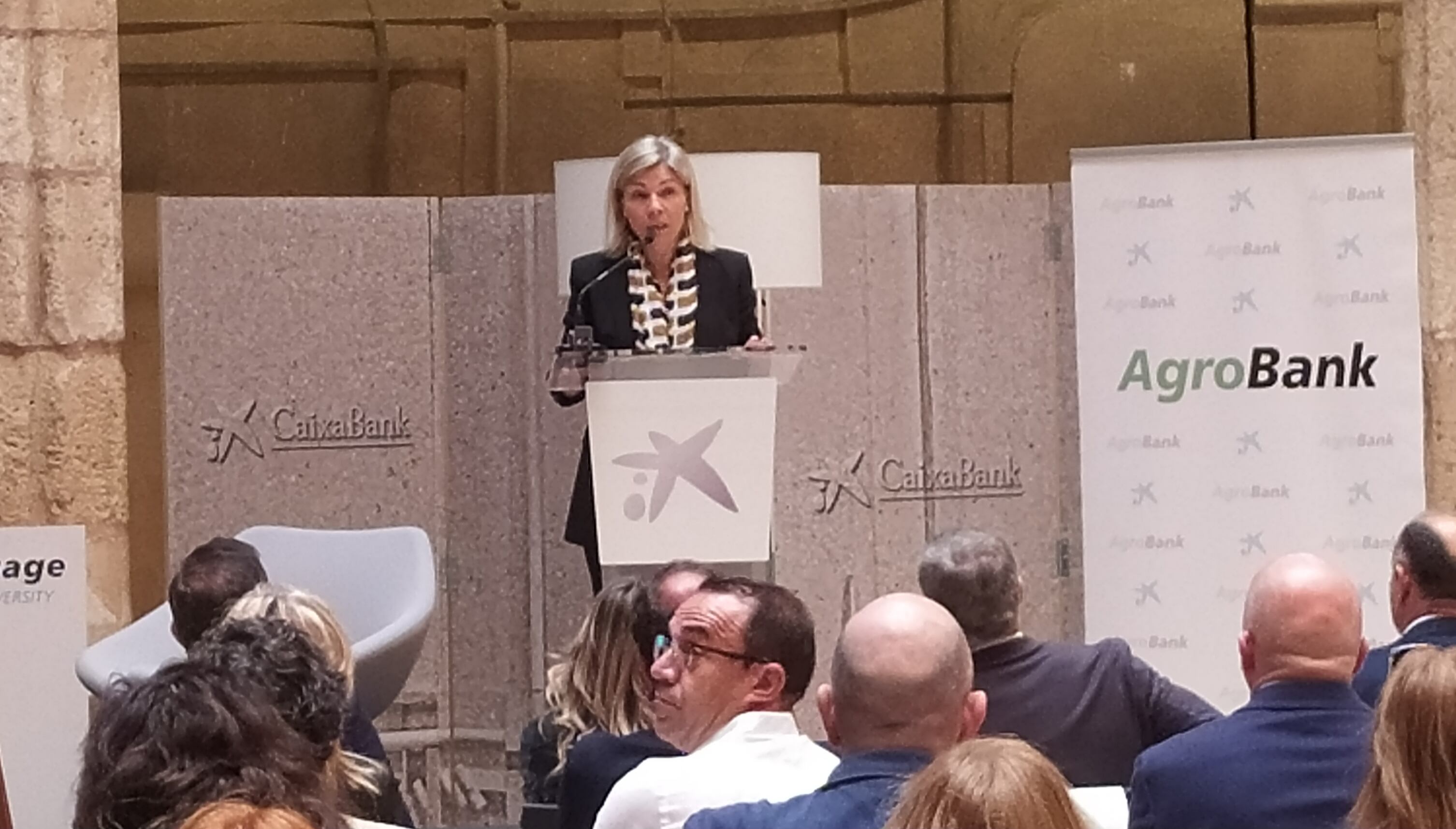 Belén Martín, directora territorial de CaixaBank Dualiza en Castilla y León, en una foto de archivo.