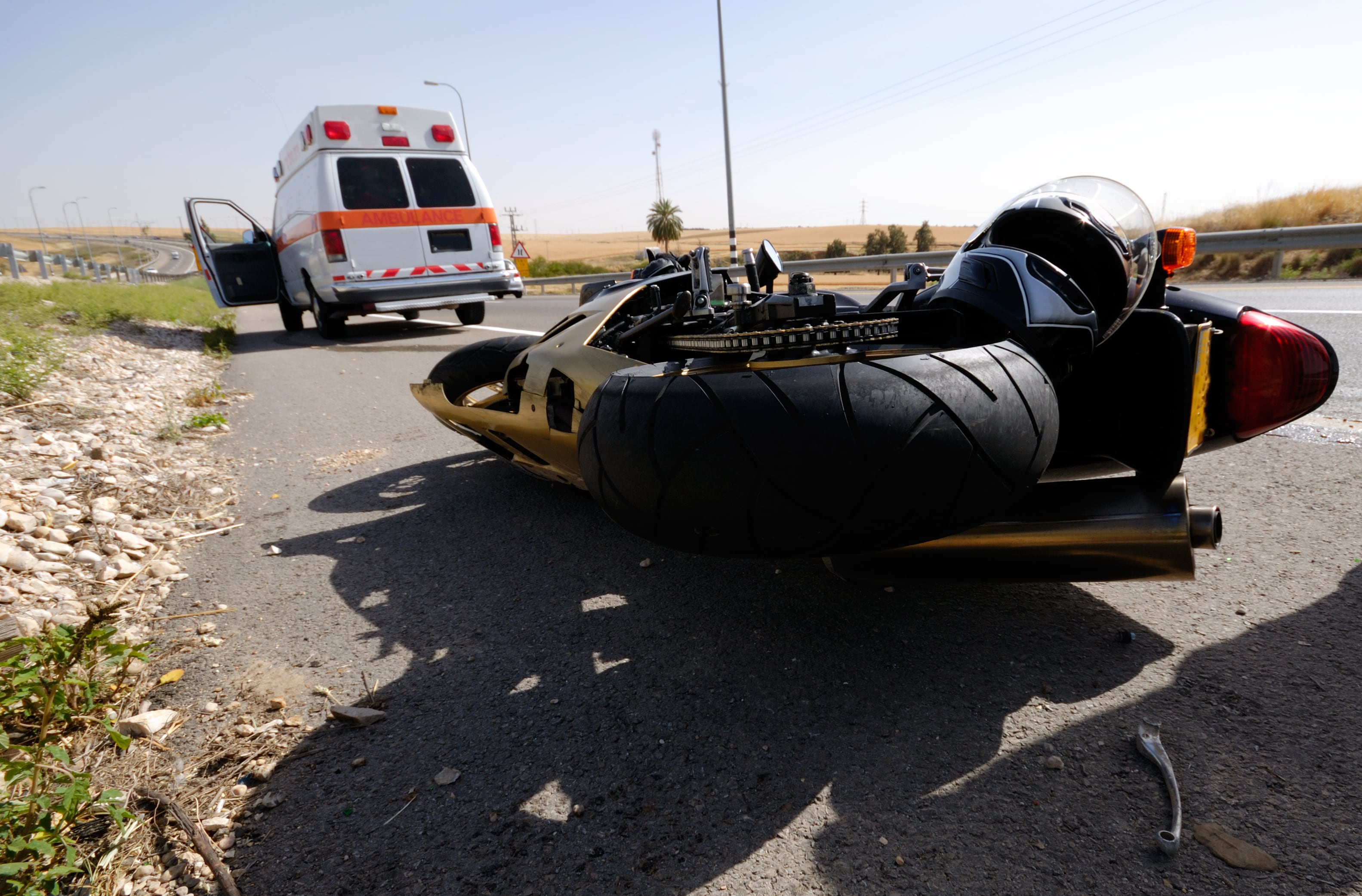 Accidente motocicleta. Foto archivo