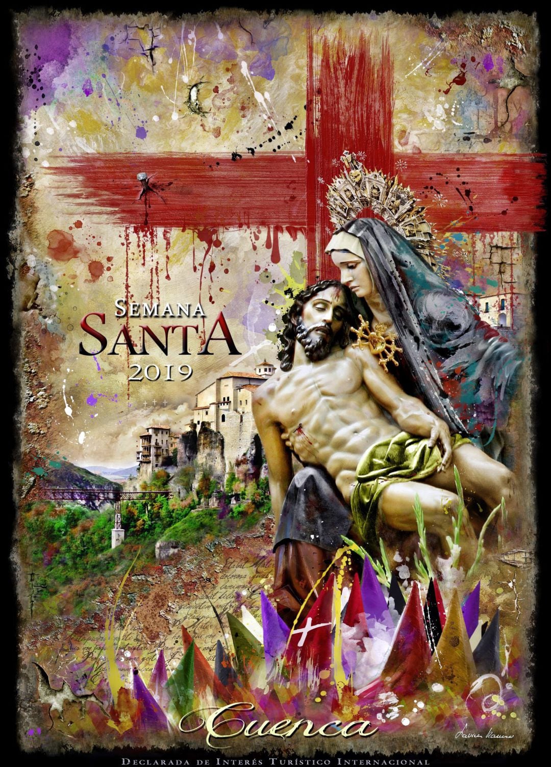 Cartel de la Semana Santa de Cuenca de 2019.