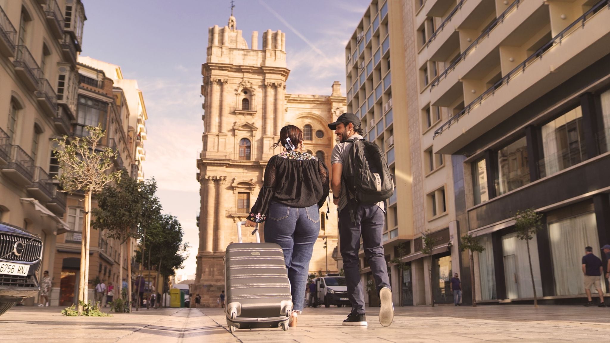 Turistas en Málaga