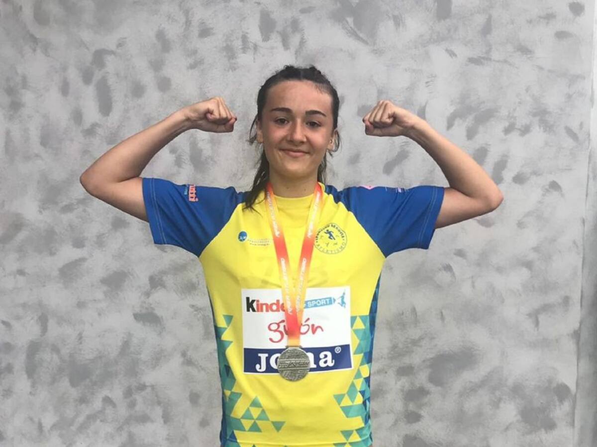 Sofía Martín e Iván Redondo logran medalla en los nacionales de atletismo