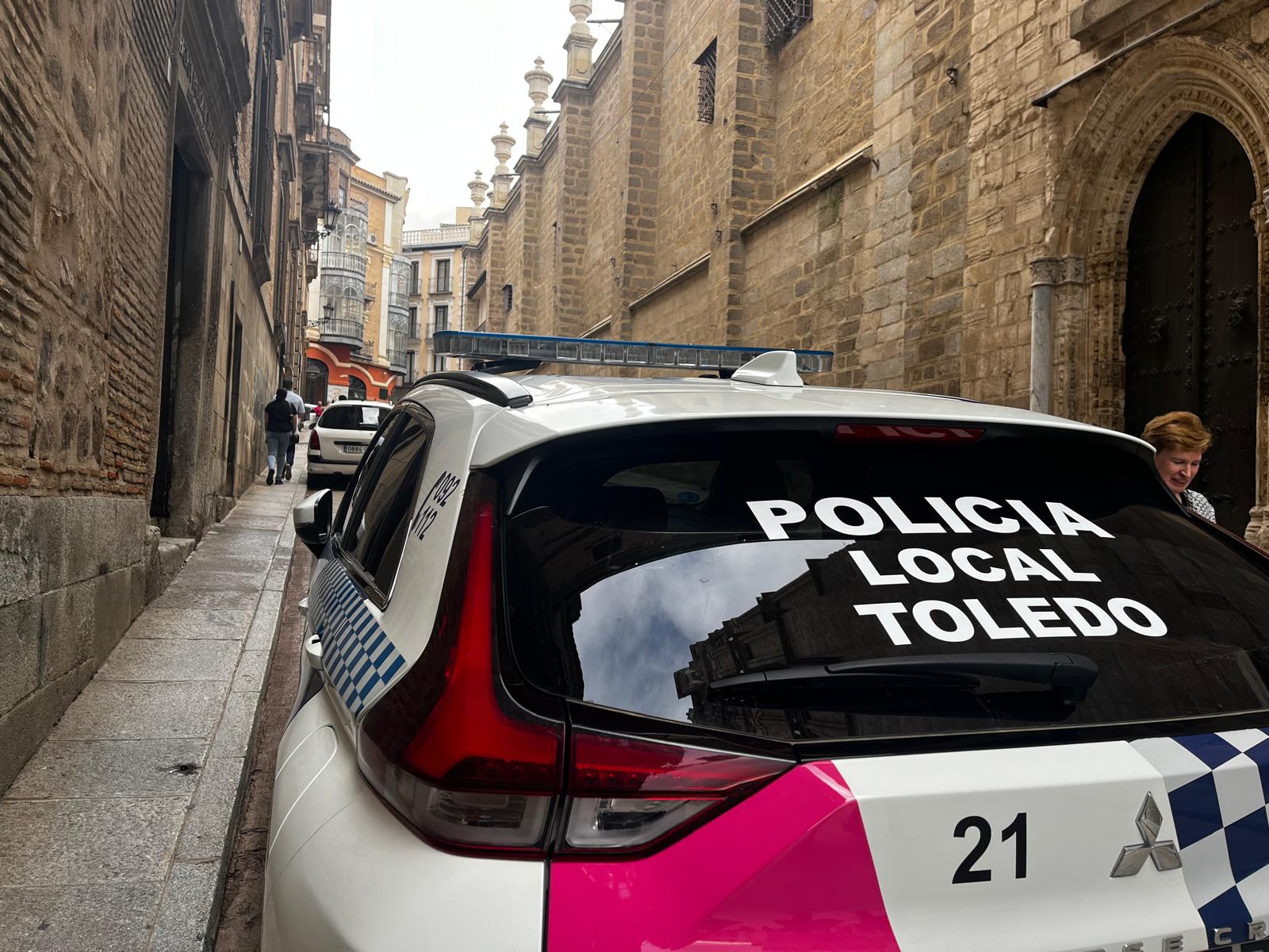 Imagen de archivo de un coche patrulla de la Policía Local de Toledo