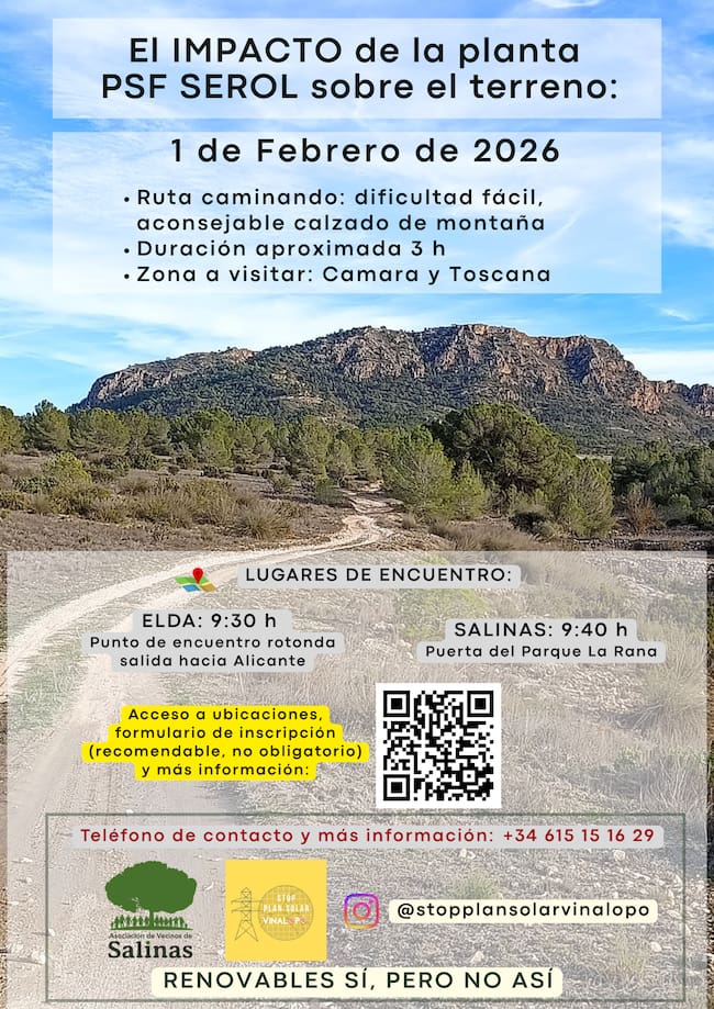 Convocatoria de la marcha