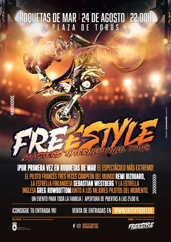 Cartel publicitario del Freestyle Masters International Tour.