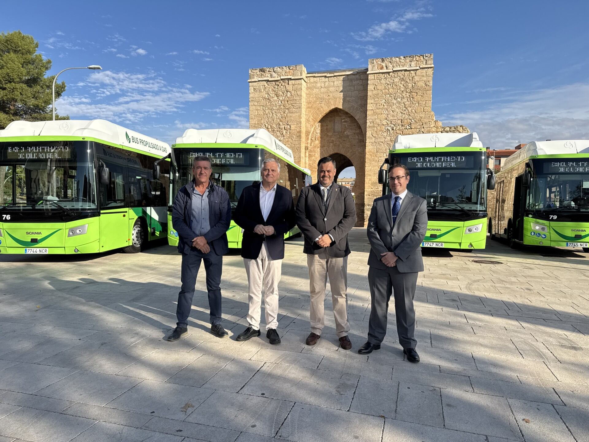 Presentación de los 4 nuevos autobuses de la flota urbana en Ciudad Real