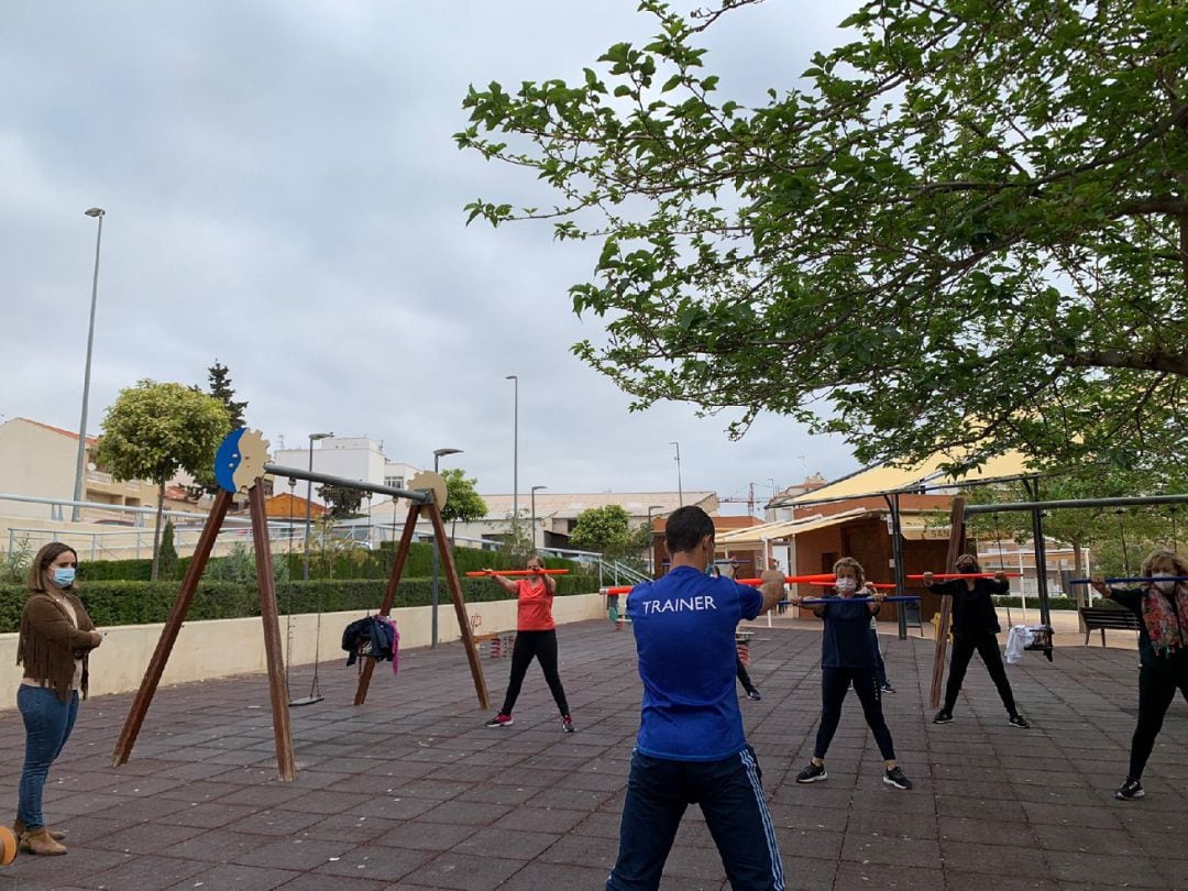 Lorca retoma el programa de Gimnasia de Mantenimiento, esta vez al aire libre.