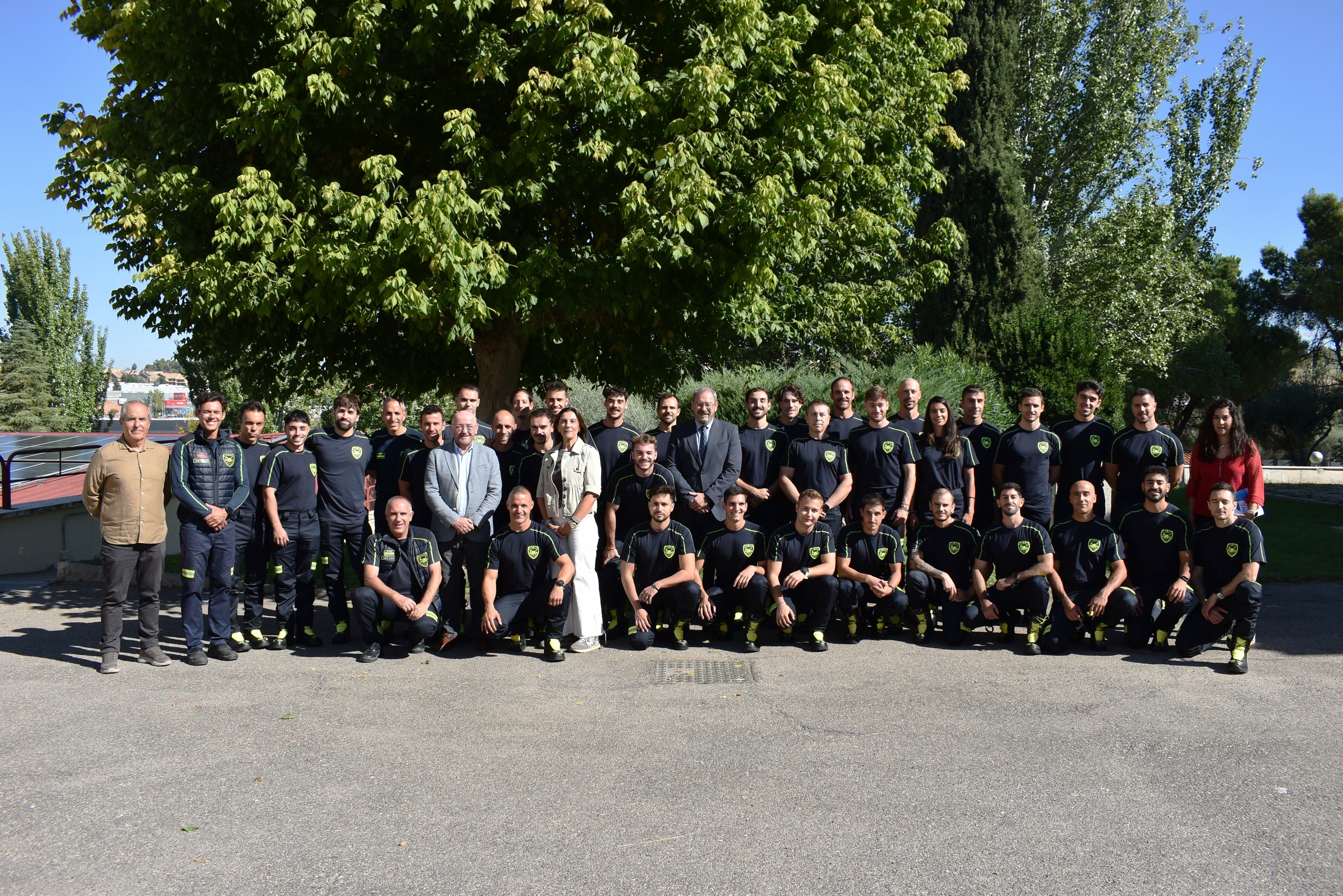 Grupo de nuevos bomberos del Consorcio de Guadalajara